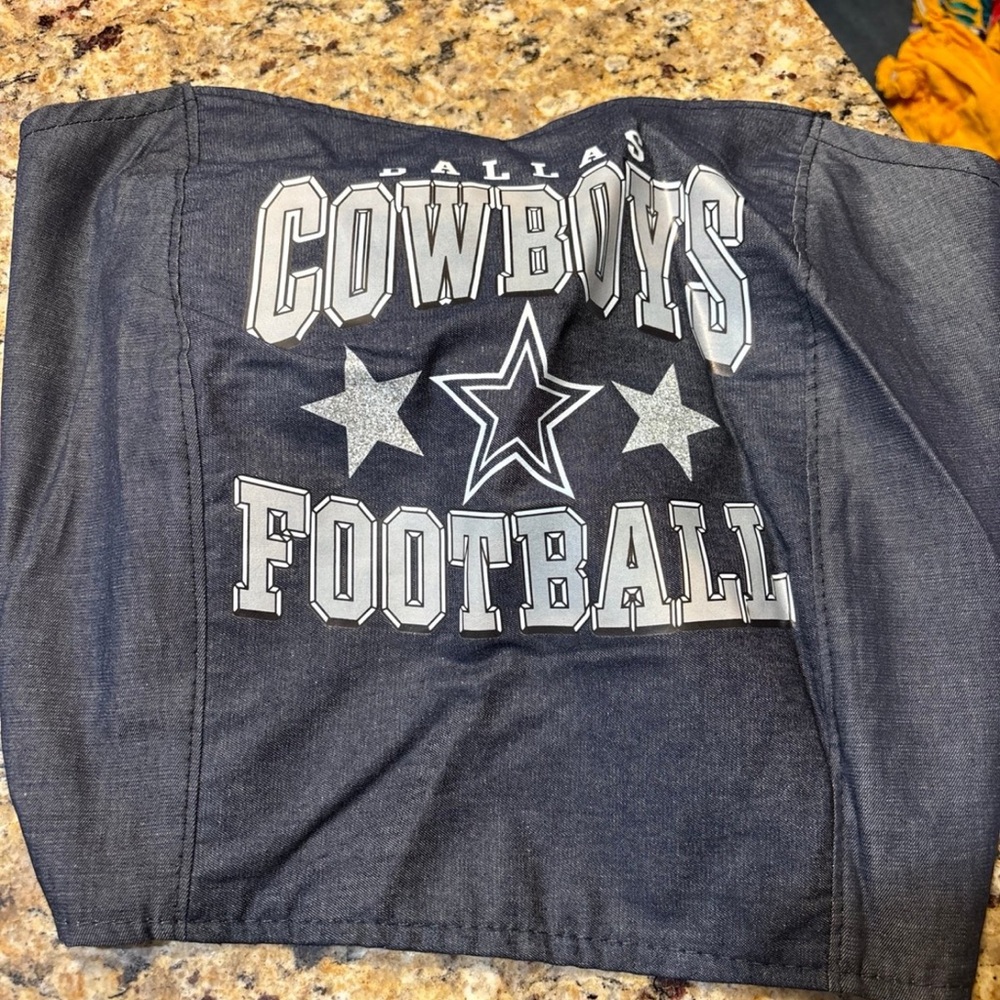 Dallas cowboys corset/tube top